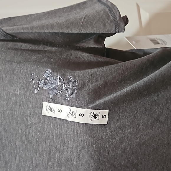 BEVERLY HILLS POLO CLUB Women Embroidered Logo Short Sleeve Crop Top Size S - Picture 3 of 8